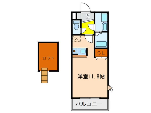 メゾンドグラ－スＮの物件間取画像